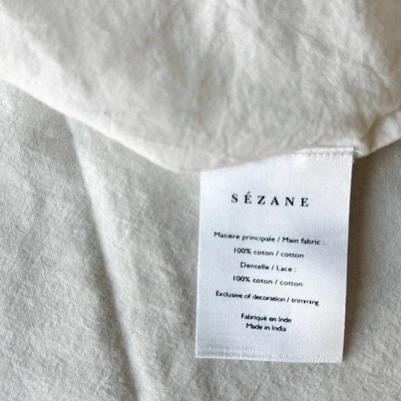 Sézane Rita Shirt in Ecru - Picture 8 of 13